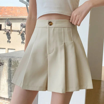 Short Pants for Woman To Wear Black Women's Shorts Loose Culotte Baggy Skirt Clothing Normal Elegant Casual Outfits XL Fashion